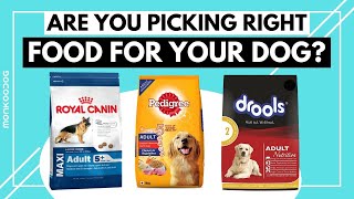 How to select the right food for your dog II Dry Adult Dog Food Review ll Monkoodog [upl. by Dry]