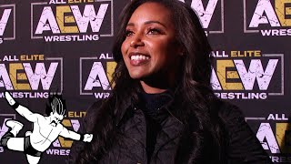 Brandi Rhodes Interview After AEW Party in Las Vegas [upl. by Alcot]