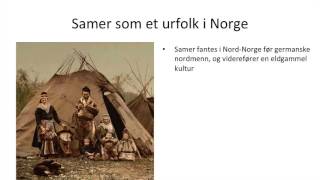 Samfunnsfag  Samisk kultur og historie [upl. by Karney605]