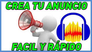 COMO HACER UN ANUNCIO EN AUDACITY  SELVIN LA VOZ [upl. by Eronel]