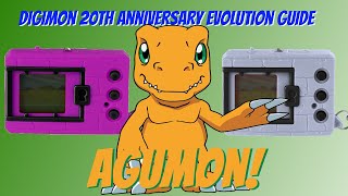 How To Get Agumon  Digimon VPet Evolution Guide  20th Anniversary Digimon Digivice [upl. by Hadley633]