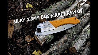 Silky Saw Gomboy 210 Curve Blade Bushcraft Review [upl. by Scoles]