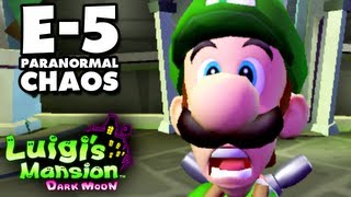 Luigis Mansion Dark Moon  Treacherous Mansion  E5 Paranormal Chaos Nintendo 3DS Walkthrough [upl. by Airret]