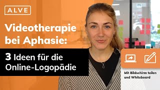 Videotherapie Logopädie Übungen für Aphasie [upl. by Lenej721]