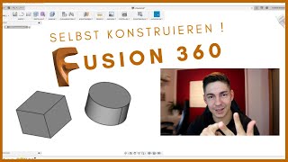 Fusion 360 kostenlos  konstruiere einfach deine eigenen 3DModelle Tutorial für Anfänger [upl. by Cressy]