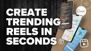 Create Trending Instagram Reels using Canva A Simple Guide [upl. by Anitaf997]