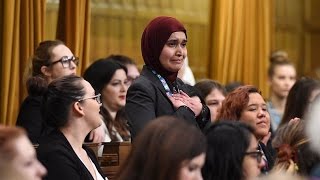 Muslim woman makes impassioned statement in House of Commons [upl. by Leiria988]