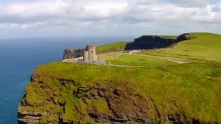 Cliffs of Moher Ireland by drone [upl. by Aeynod]