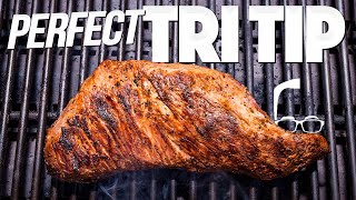 PERFECT TRI TIP ON THE GRILL EASY STEAK RECIPE  SAM THE COOKING GUY [upl. by Dielle]