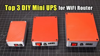 Top 3 Mini UPS for WiFi Router  12V Mini UPS  Router UPS for Work for Home [upl. by Ikkir]