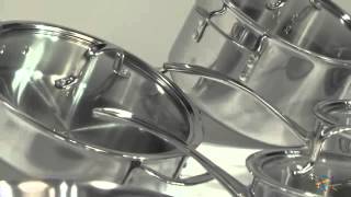 Calphalon Tri Ply Stainless Steel 13 Piece Cookware Set  Product Review Video [upl. by Nnylg391]