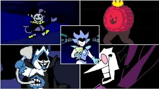 Deltarune Chapter 1 amp 2 All bosses [upl. by Bekki]