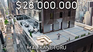 New Yorkta 28000000lık Dublex Rezidans Turu [upl. by Damahom]