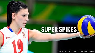 Tijana Boskovic  Powerful Volleyball Spikes 2019 [upl. by Boothman]