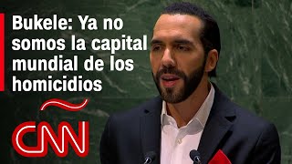 Discurso completo de Nayib Bukele en la ONU El Salvador es el quotpaís más seguro de América Latinaquot [upl. by Gazzo]