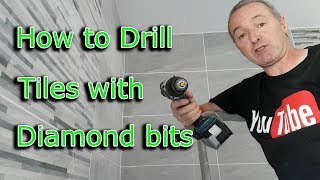 How to drill tiles with Diamond drill bits  Profix [upl. by Trebor]