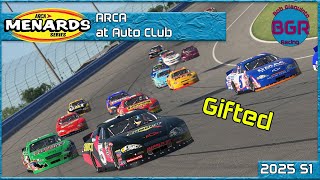 ARCA at Auto Club Speedway  iRacing NASCAR D Fixed [upl. by Munniks]