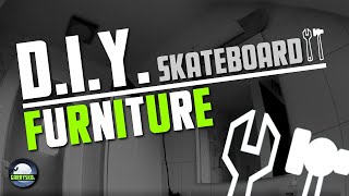 DIY Skateboard furniture  Upcycling IKEA lamps [upl. by Ijies355]