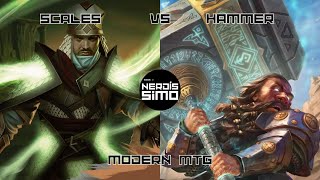 Hardened Scales vs Hammer Time  MTG Modern [upl. by Sena]