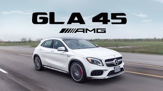 2018 MercedesAMG GLA45 Review  Hot Hatch Sleeper Edition [upl. by Noella]