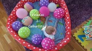 Friedas 1 Geburtstag  Ein paar Einblicke  Beas Babywelt [upl. by Aldora]