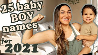 25 Strong  Handsome Baby Boy Names we LOVED  ALMOST Used  Baby Boy Names for 2021 [upl. by Phillie]