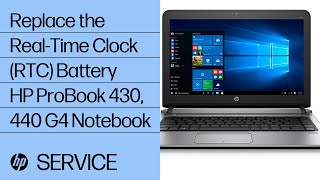 Replace the RealTime Clock RTC Battery  HP ProBook 430 440 G4 Notebook PC  HP [upl. by Aisenet95]