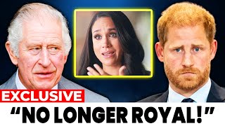 Meghan In COMPLETE PANIC As Charles CUT OFF Harry From Royal Family [upl. by Christin]