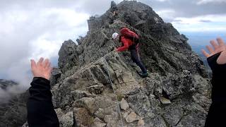 Vysoké Tatry  Výstup na Lomnicky štít Téryho kuloárom a Jordánkou [upl. by Karly]