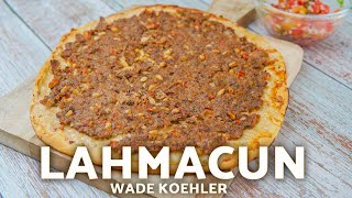 Lahmacun  Traditional Lahmacun Recipe [upl. by Ib]