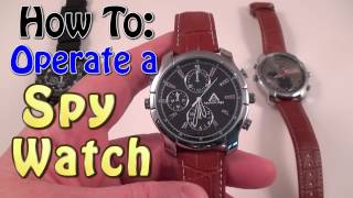 How to Operate Your Spy Watch [upl. by Fadiman908]