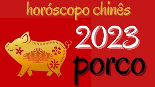 Horóscopo Chinês 2023  Porco [upl. by Garlanda]