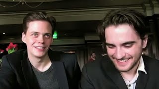 Bill Skarsgård and Landon Liboiron Interview [upl. by Codding]