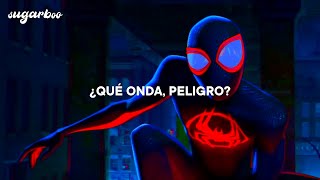 Canción del trailer de SpiderMan Across The SpiderVerse Whats Up Danger Subtitulada en Español [upl. by Akzseinga]