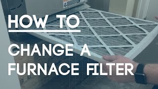 How to Change a Furnace Filter  Regular Home Maintenance [upl. by Leirvag]