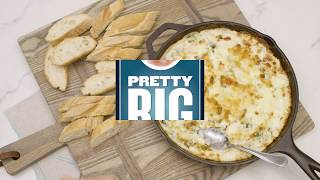 Baked Spinach Artichoke Shrimp Dip [upl. by Ellednek]