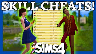 How to CHEAT your SKILLS Sims 4 Cheat Series [upl. by Annahvas]