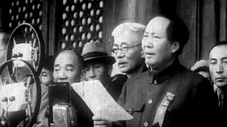 Mao Zedong Full Speech Restored 1949 English Subtitles Proclamation of the PRC [upl. by Ardnac]