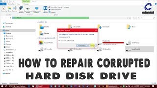 Solved YOU NEED TO FORMAT THE DRIVE BEFORE YOU CAN USE IT  Drive is not accessible  Repair HDD [upl. by Sandra729]