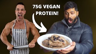 VEGAN ANABOLIC French Toast Recipe  75G Protein  Greg Doucette [upl. by Ecnerat]