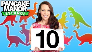 CUENTA HASTA 10 en Español  Count to 10 in Spanish  Canciones Infantiles  Pancake Manor [upl. by Arrak223]