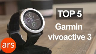 Garmin vívoactive 3 Top 5 features  Ars Technica [upl. by Icats]