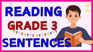 READING SENTENCES for GRADE 3  Practice Reading at Home  Reading Skills amp Vocabulary [upl. by Ahsielat]