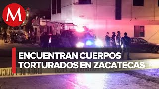 Encuentran cinco cuerpos en carretera federal de Zacatecas [upl. by Ys322]