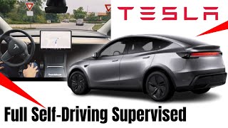 Tesla Full SelfDriving Supervised [upl. by Irved773]