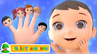 The Finger Family Song  Daddy Finger Where Are You   More Kids Song amp Cartoon  Little Treehouse [upl. by Zamora95]