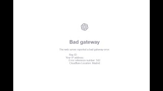 Fixing the Error Reference 502  Bad Gateway [upl. by Notgnilra]