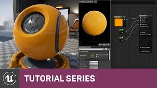 Intro to Materials Creating a Basic Material  02  v40 Tutorial Series  Unreal Engine [upl. by Celeste]