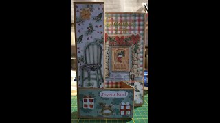 carte de Noël scrapbooking [upl. by Skyla574]