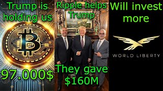 CRYPTONEWSBitcoin holds despite negative numbers Ripple helped TRUMP WLFI [upl. by Yartnod870]